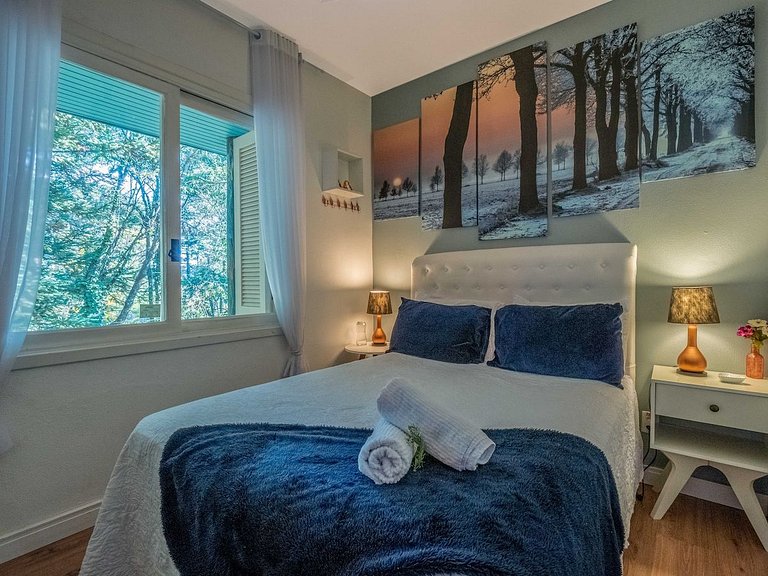 10 min to LAGO NEGRO 2 BD for 6 Guests near downtown