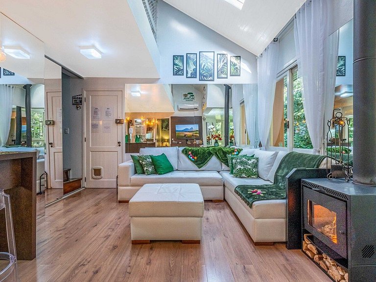 10 min to LAGO NEGRO 2 BD for 6 Guests near downtown