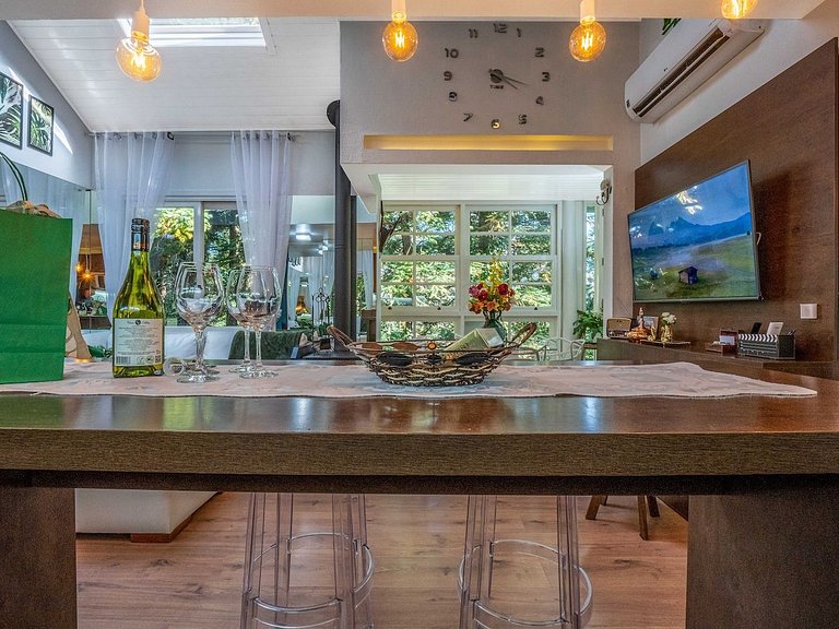 10 min to LAGO NEGRO 2 BD for 6 Guests near downtown