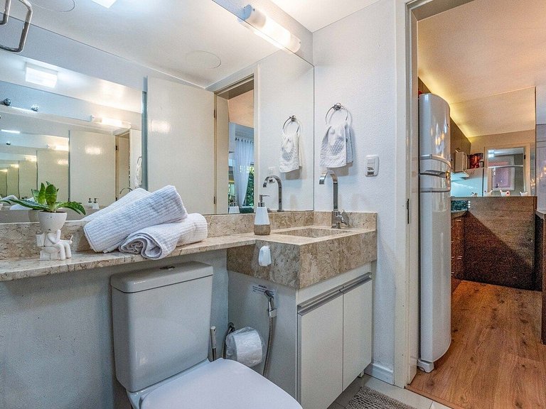 10 min to LAGO NEGRO 2 BD for 6 Guests near downtown