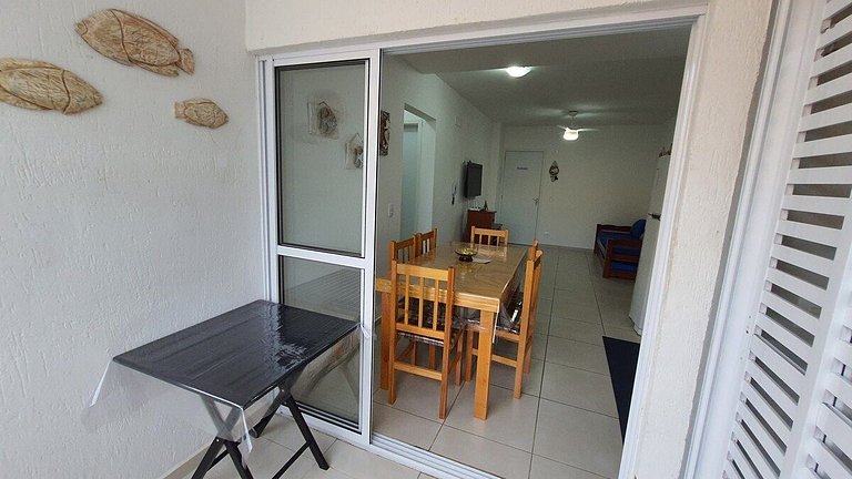 300m da Praia, Varanda G, p/8 hospedes Wi-Fi 300MG
