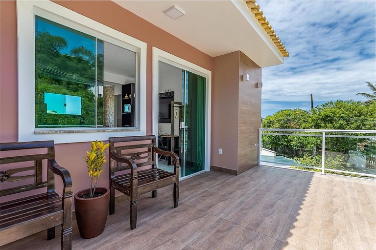 Apto Cama Queen - Wi-Fi A 5 min Praia