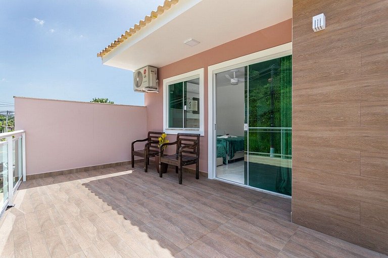 Apto Cama Queen - Wi-Fi A 5 min Praia