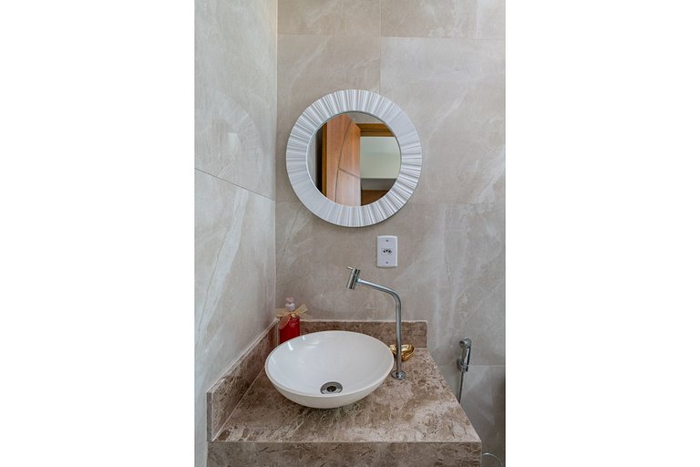 Apto Cama Queen - Wi-Fi A 5 min Praia