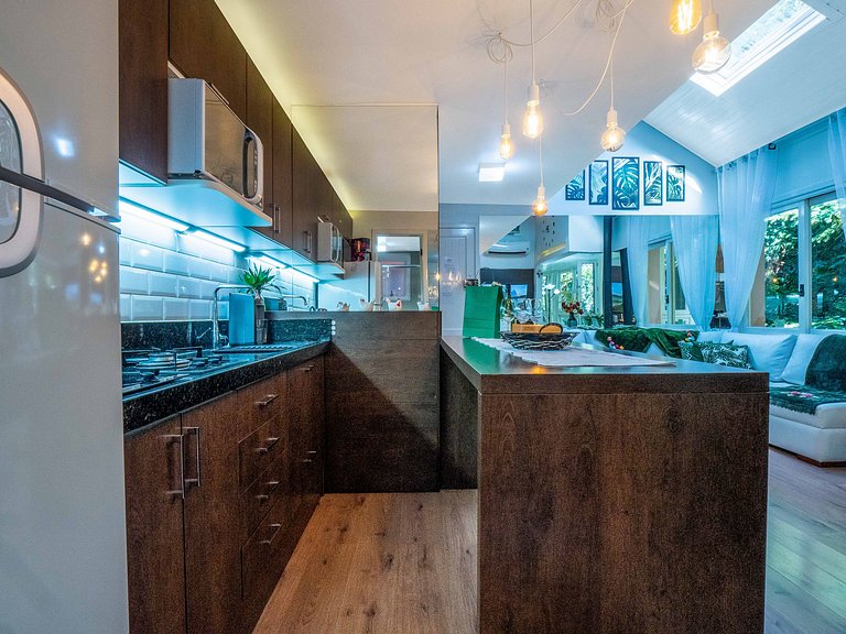 10 min to LAGO NEGRO 2 BD for 6 Guests near downtown