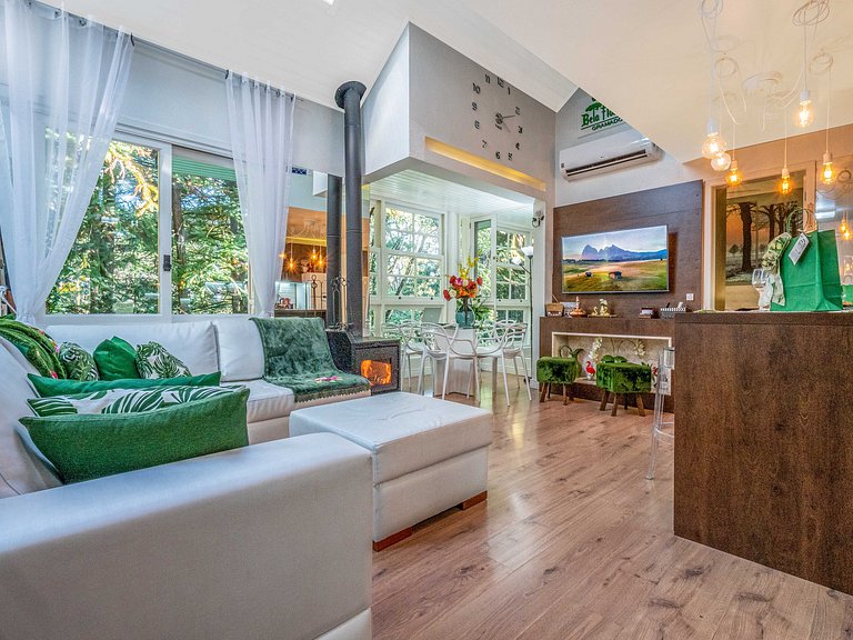 10 min to LAGO NEGRO 2 BD for 6 Guests near downtown