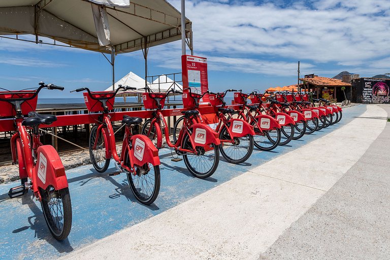 Apto Cama Queen - Wi-Fi A 5 min Praia
