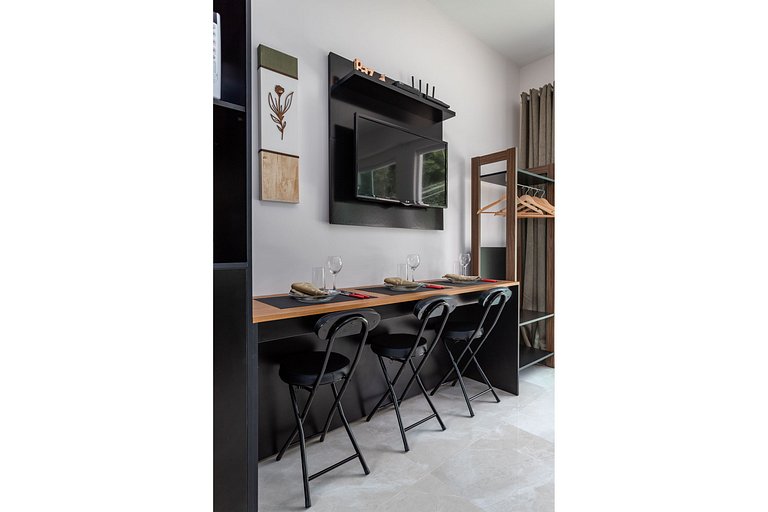 Apto Cama Queen - Wi-Fi A 5 min Praia