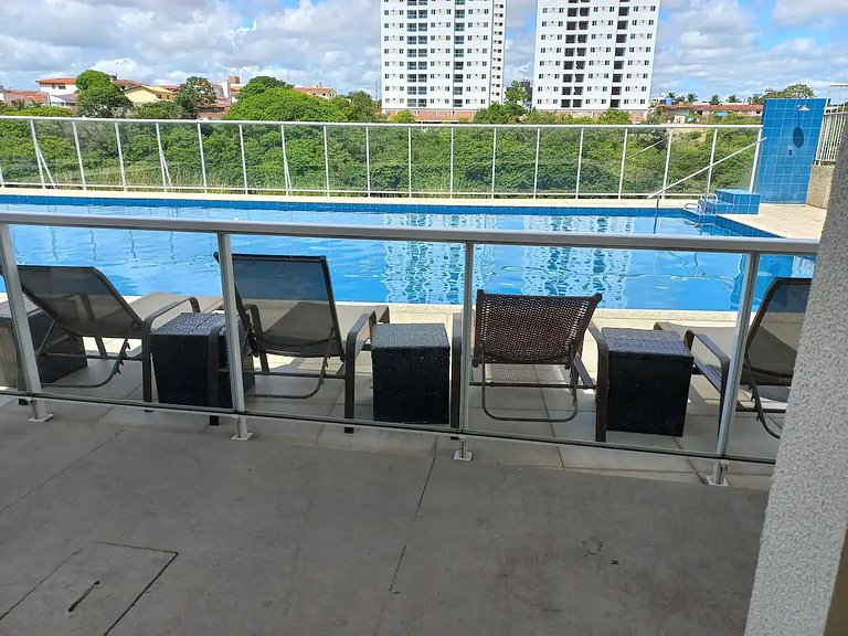 Seu refúgio perfeito: Praia, Piscina e Wi fi 400MB