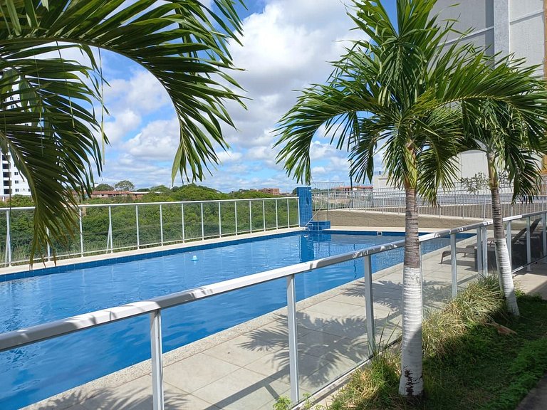 Seu refúgio perfeito: Praia, Piscina e Wi fi 400MB