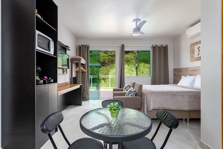 Apto Cama Queen - Wi-Fi A 5 min Praia