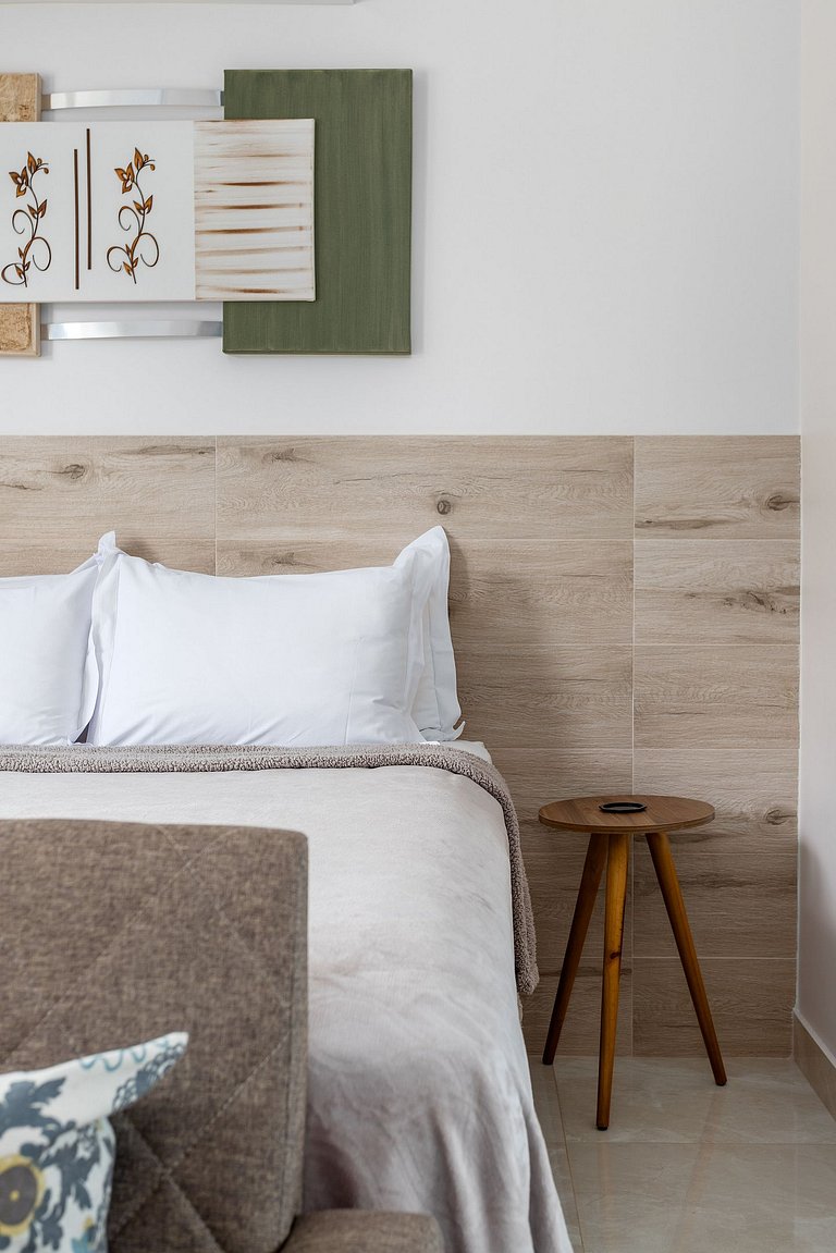 Apto Cama Queen - Wi-Fi A 5 min Praia