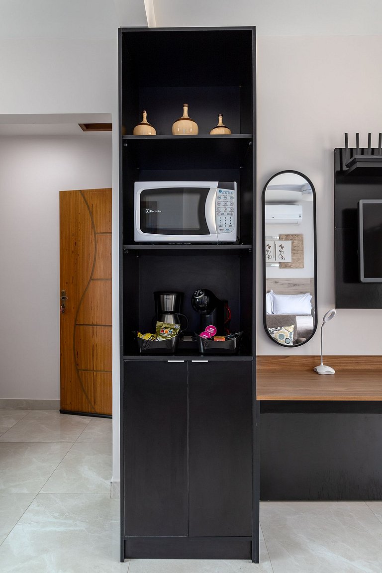 Apto Cama Queen - Wi-Fi A 5 min Praia