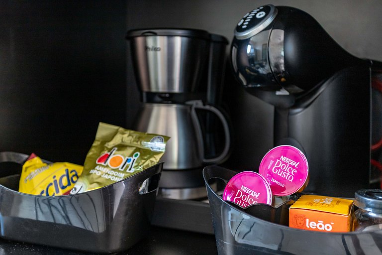 Apto Cama Queen - Wi-Fi A 5 min Praia