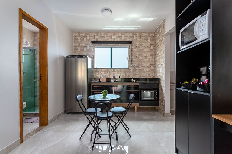 Apto Cama Queen - Wi-Fi A 5 min Praia