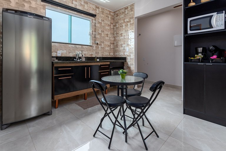 Apto Cama Queen - Wi-Fi A 5 min Praia