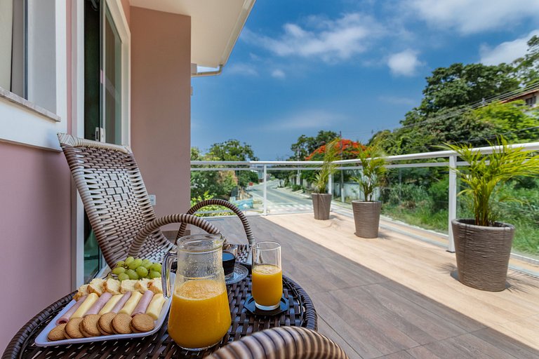 Apto🏠CAMA QUEEN - Wi-Fi 📶 A 5 min🚘 PRAIA