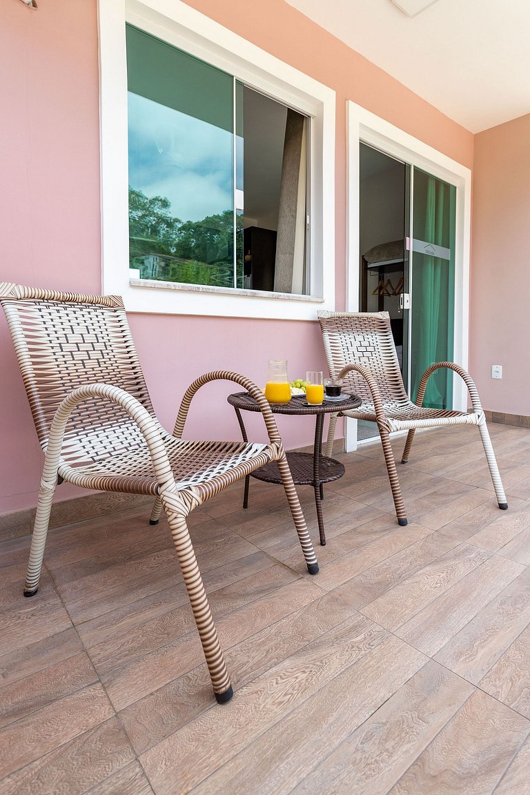 Apto Cama Queen - Wi-Fi A 5 min Praia